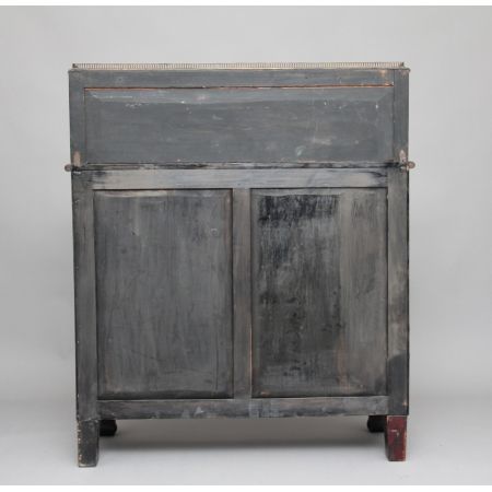 Englische Regency Kommode aus massivem Palisander und Messing mit Intarsien