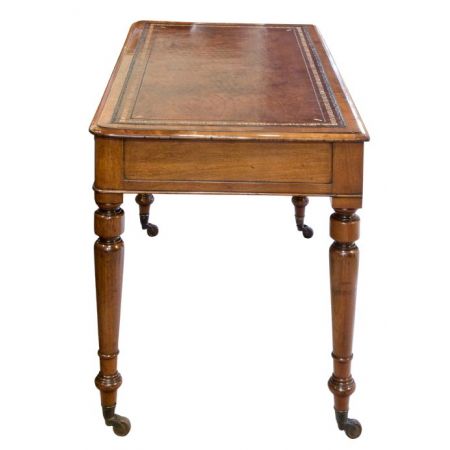 Viictorianischer Mahagonischreibtisch mit 2 Schubladen