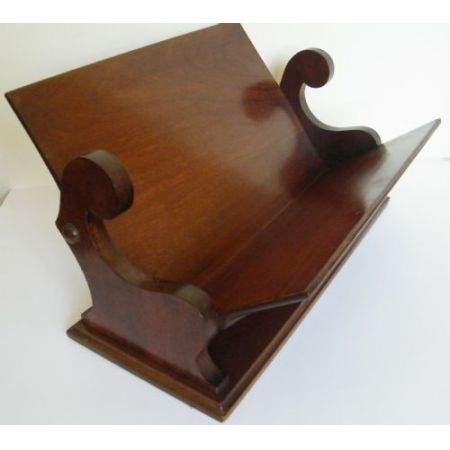 Edwardianischer Mahagoni Büchertrog