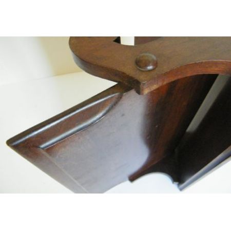 Edwardianischer Mahagoni Büchertrog