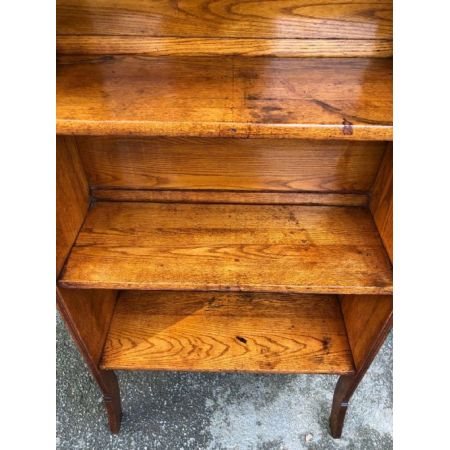 Kunsthandwerkliches Bücherregal aus Eiche