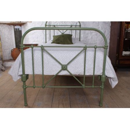 Antikes englisches Single-Bett aus Eisen