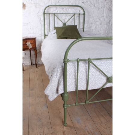Antikes englisches Single-Bett aus Eisen