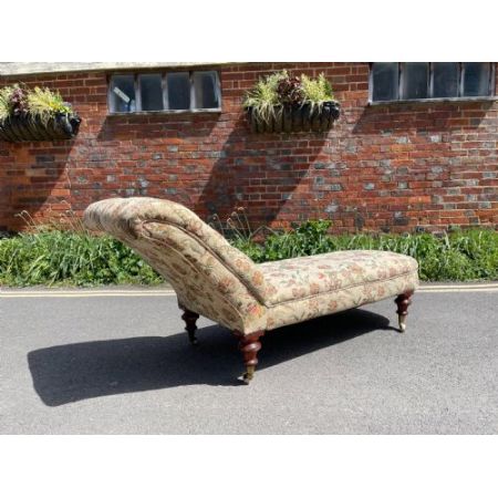 Englisches viktorianisches Chaise Longue / Daybed