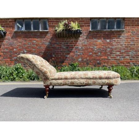 Englisches viktorianisches Chaise Longue / Daybed
