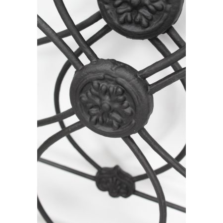 Viktorianisches englisches Bett aus ebonisiertem Eisen