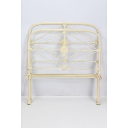 Viktorianisches englisches Einzelbett aus Gusseisen