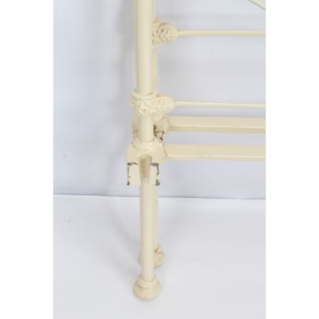 Viktorianisches englisches Einzelbett aus Gusseisen