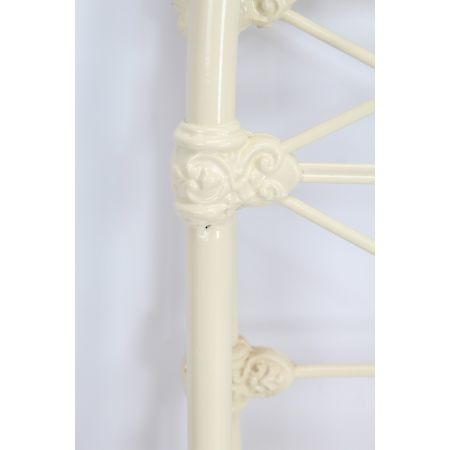 Viktorianisches englisches Einzelbett aus Gusseisen