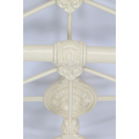 Viktorianisches englisches Einzelbett aus Gusseisen