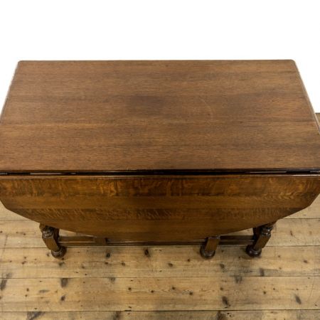 Antiker englischer Massivholz Esstisch aus Eiche