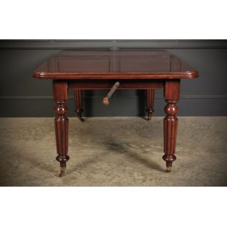 Englischer viktorianischer ausziehbarer Mahagoniesstisch aus Massivholz