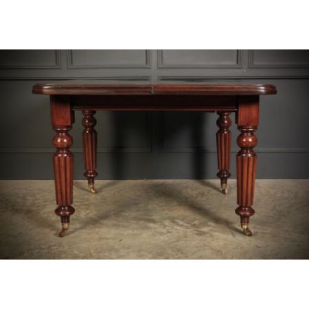Englischer viktorianischer ausziehbarer Mahagoniesstisch aus Massivholz