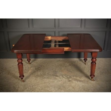 Englischer viktorianischer ausziehbarer Mahagoniesstisch aus Massivholz