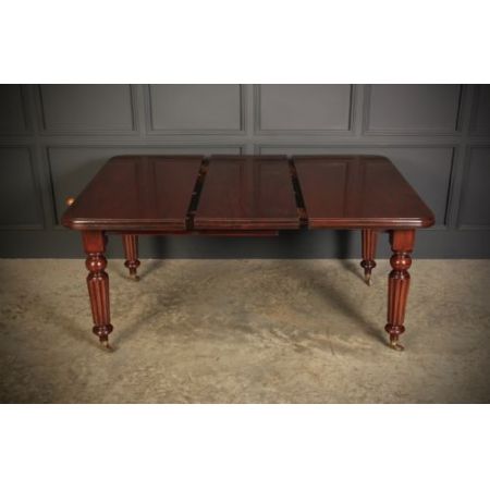 Englischer viktorianischer ausziehbarer Mahagoniesstisch aus Massivholz