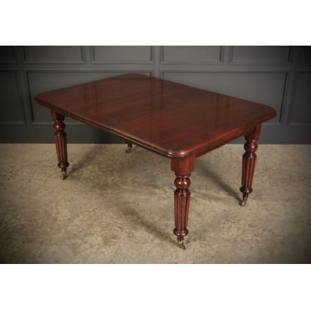 Englischer viktorianischer ausziehbarer Mahagoniesstisch aus Massivholz