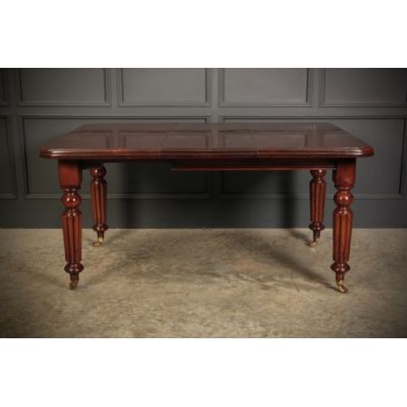 Englischer viktorianischer ausziehbarer Mahagoniesstisch aus Massivholz