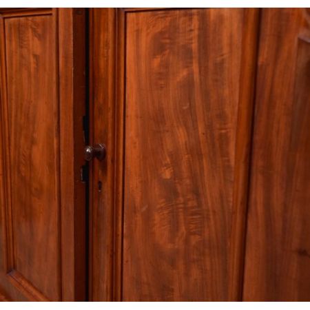 Viktorianisches Bücherregal aus Mahagoni Massivholz