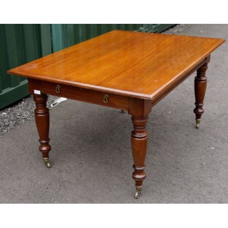 Victorianischer Mahagoni Esstisch aus Massivholz