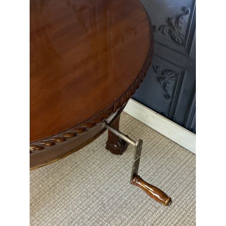 Edwardischer Esstisch aus Mahagoni Massivholz