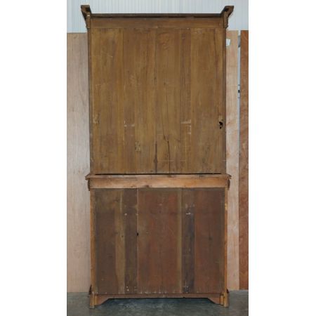 Antikes englisches Bücherregale aus Eiche