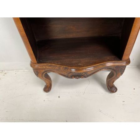 Antikes Paar Nussbaumbaucm Bücherregale