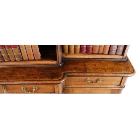  Bücherschrank  Breakfront Bookcase  aus Eiche im 