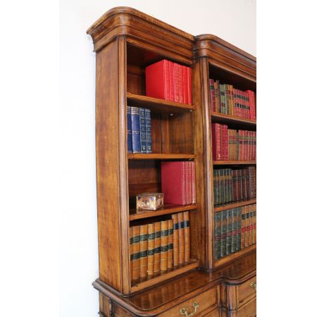  Bücherschrank  Breakfront Bookcase  aus Eiche im 