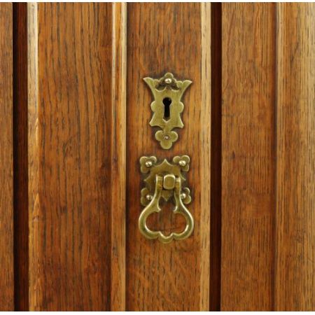  Bücherschrank  Breakfront Bookcase  aus Eiche im 