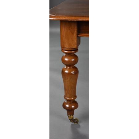 Victorianischer ausziehbar Mahagoni Esstisch aus England