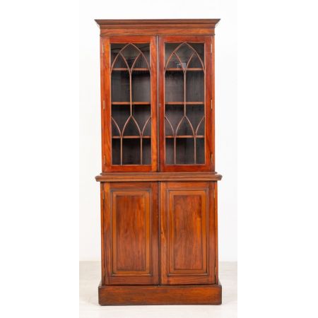 Bücherschränke  Paar aus massivem Mahagoni