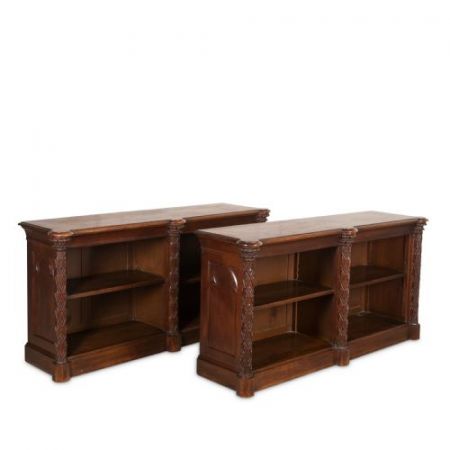 Bücherregal Paar aus massiver Eiche