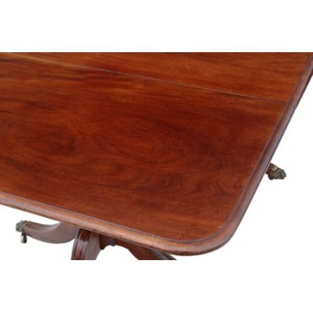 Ausziehbarer georgianischer Mahagoni Massivholz Esstisch / Pedestal Dining Table