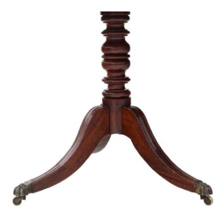 Ausziehbarer georgianischer Mahagoni Massivholz Esstisch / Pedestal Dining Table