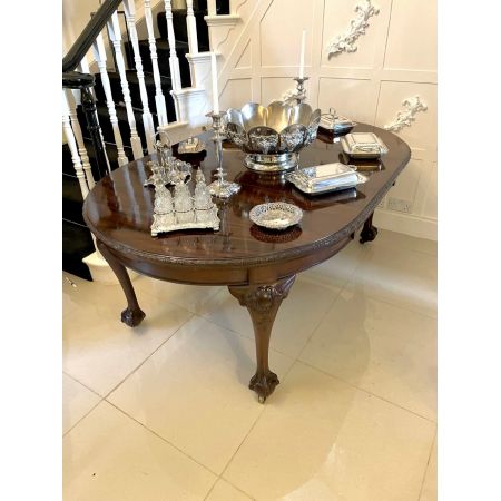 Antiker victorianischer Esstisch / Dining Table aus Mahagoni Massivholz