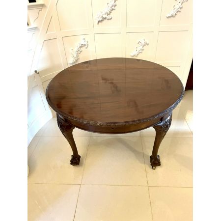 Antiker victorianischer Esstisch / Dining Table aus Mahagoni Massivholz