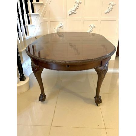 Antiker victorianischer Esstisch / Dining Table aus Mahagoni Massivholz