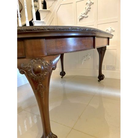 Antiker victorianischer Esstisch / Dining Table aus Mahagoni Massivholz