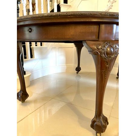 Antiker victorianischer Esstisch / Dining Table aus Mahagoni Massivholz