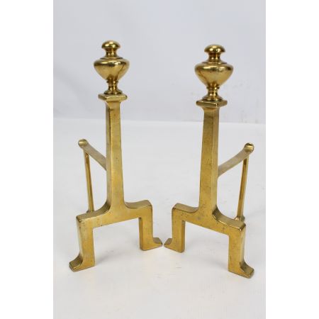 Kaminständer aus schönem Messing