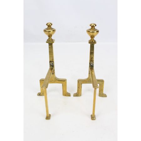 Kaminständer aus schönem Messing