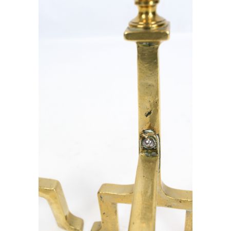 Kaminständer aus schönem Messing