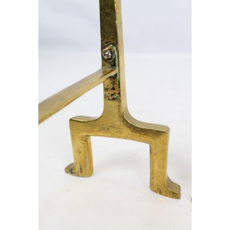 Kaminständer aus schönem Messing