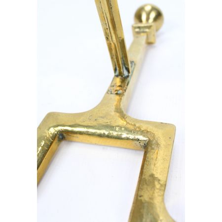 Kaminständer aus schönem Messing