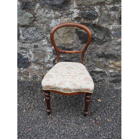 Paar viktorianische Palisander-Schlafzimmerstühle