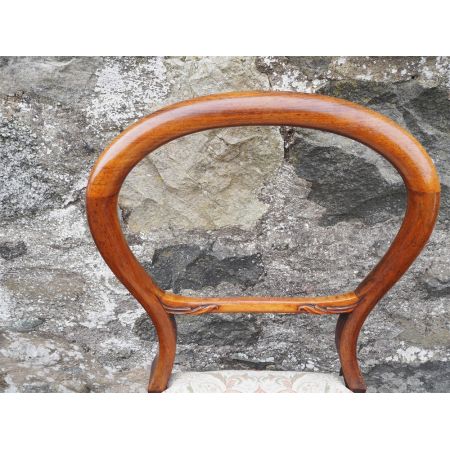 Paar viktorianische Palisander-Schlafzimmerstühle