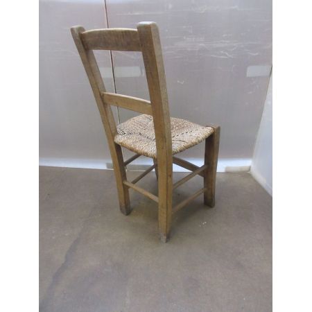 6er-Set Binsen-Sitzstühle