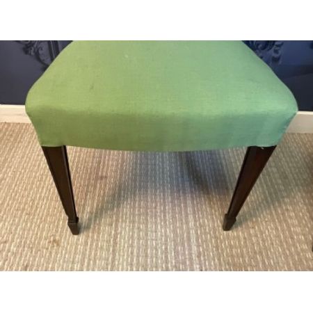 Satz von sechs Mahagoni Esszimmerstühle aus dem 19. Jahrhundert