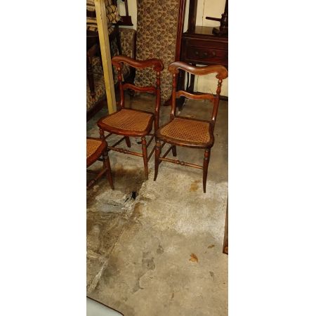 Satz von 4 viktorianischen Esszimmer  Stühlen