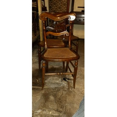 Satz von 4 viktorianischen Esszimmer  Stühlen